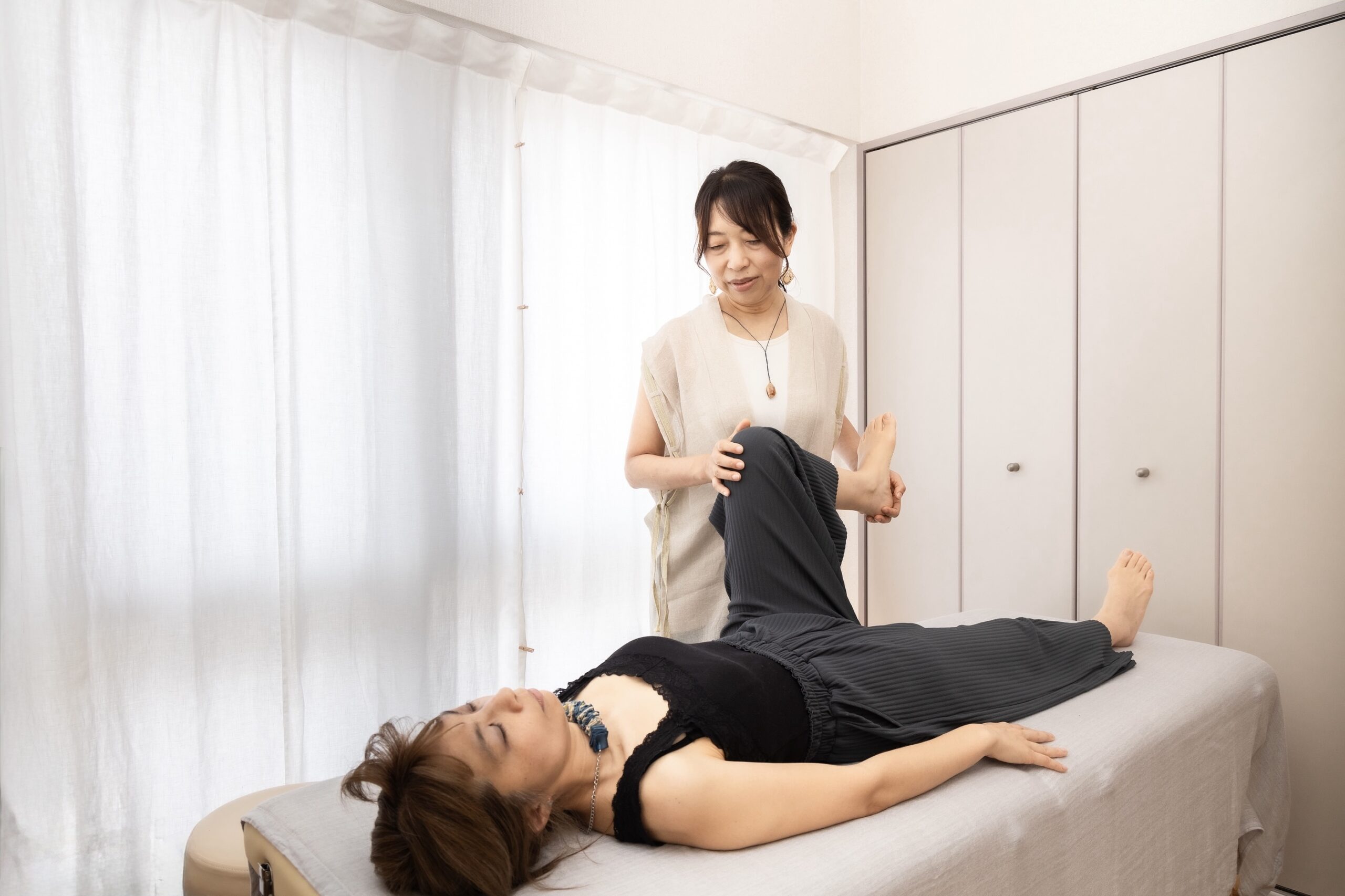 体験会でのセラピーの様子